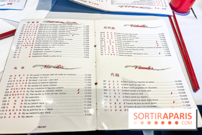 New Hao Khoan, le restaurant chinois et vietnamien, valeur sûre du 13e - menu - carte