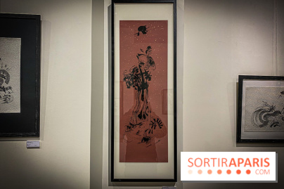 Exposition Sumi et Motion de la calligraphe japonaise Aya Wada à la galerie La Lison - IMG 4920