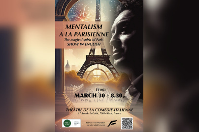 Mentalism à la parisienne, le spectacle en anglais de Fabrice Ferra 