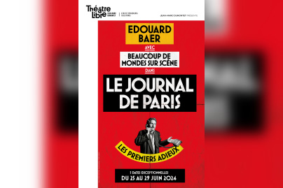 Edouard Baer de retour avec son spectacle Le Journal de Paris 