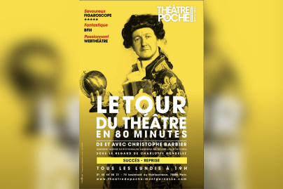 Le tour du théâtre en 80 minutes, de et avec Christophe Barbier