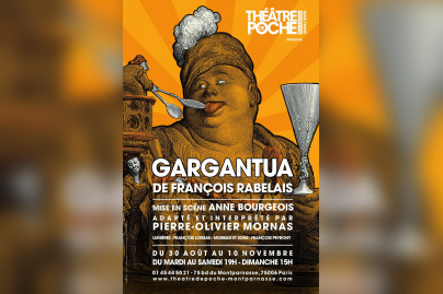  Gargantua, la pièce adaptée de Rabelais, au Théâtre de Poche Montparnasse