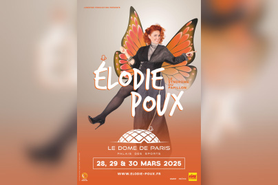 Elodie Poux à Paris avec son spectacle Le Syndrome du Papillon aux Folies Bergère