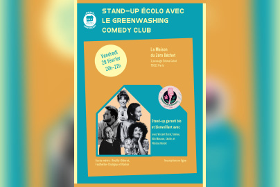 Greenwashing Comedy Club : soirée stand-up écolo à la Maison du Zéro Déchet 