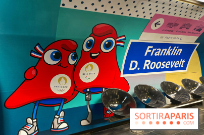 Jeux olympiques et paralympiques Paris 2024 - Visuel - métro Roosevelt