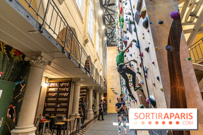 Climbing District Saint-Lazare, la salle d'escalade et espace coworking cachée dans une chapelle -  A7C8009