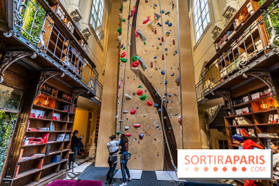 Climbing District Saint-Lazare, la salle d'escalade et espace coworking cachée dans une chapelle