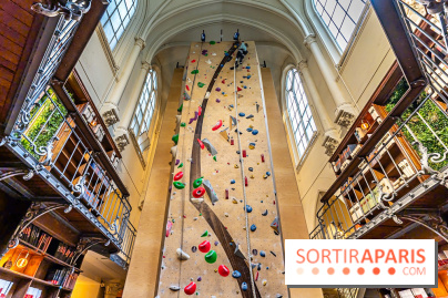 Climbing District Saint-Lazare, la salle d'escalade et espace coworking cachée dans une chapelle -  A7C8020