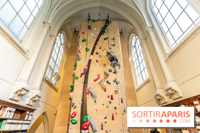 Climbing District Saint-Lazare, la salle d'escalade et espace coworking cachée dans une chapelle
