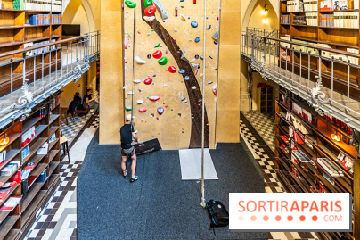 Climbing District Saint-Lazare, la salle d'escalade et espace coworking cachée dans une chapelle