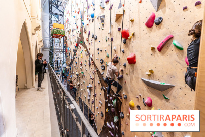 Climbing District Saint-Lazare, la salle d'escalade et espace coworking cachée dans une chapelle