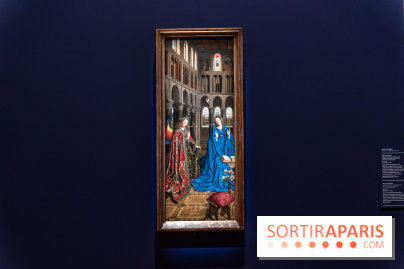 Exposition Revoir Van Eyck, La Vierge du chancelier Rolin au Musée du Louvre - L'Annonciation