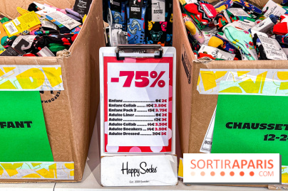 Destockage de chaussettes Happy Socks, adultes et enfants, à Paris - image00015