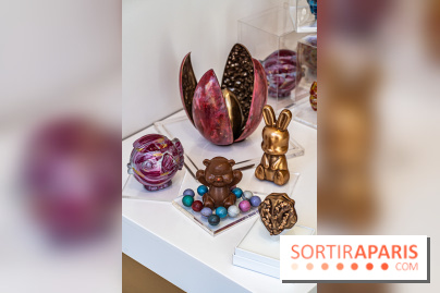 Oeuf Joyaux et chocolats de Pâques de Jade Génin 2024