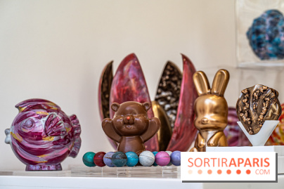 Oeuf Joyaux et chocolats de Pâques de Jade Génin 2024