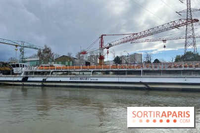Croisière olympique sur l'île Saint-Denis - chantier naval