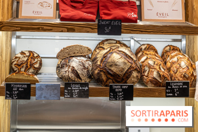 Éveil Boulangerie aux farines anciennes Paris 17e - pains