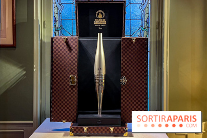 Malles Médailles et Torches des Jeux Olympiques de Paris 2024 griffées Louis Vuitton