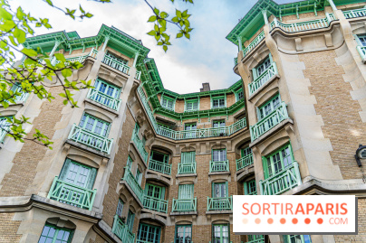 Insolite, la façade originale de la rue Blomet Paris 15e - photos