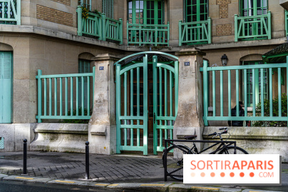 Insolite, la façade originale de la rue Blomet Paris 15e - photos -  A7C9546