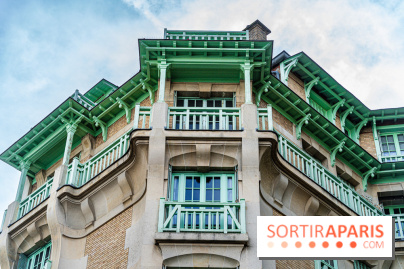 Insolite, la façade originale de la rue Blomet Paris 15e - photos