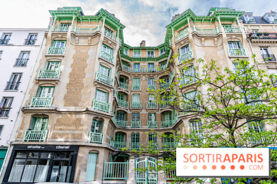 Insolite, la façade originale de la rue Blomet Paris 15e - photos