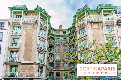 Insolite, la façade originale de la rue Blomet Paris 15e - photos