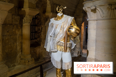 La Trêve la Basilique Saint-Denis, l'exposition costumes et photos de Sophie Comtet Kouyaté en mode jeux Olympique en Grèce Antique