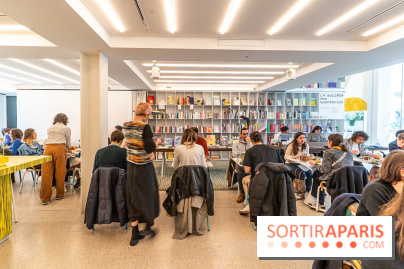 Le Café Mirette, l'excellent resto à la Fondation Pernod, côté Gare Saint-Lazare -  A7C0061