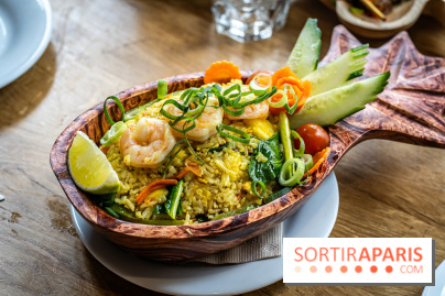 Q Bar, le bistrot et restaurant Thaïlandais à Paris -  riz Thaï