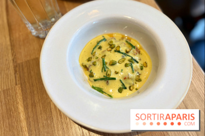 Brion - Céleri rôti, sabayon pistaches