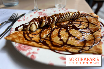 Galette Café - Crêpe banane chocolat