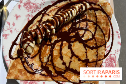 Galette Café - Crêpe banane chocolat