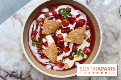 Adami - Soupe de fraises et amandes