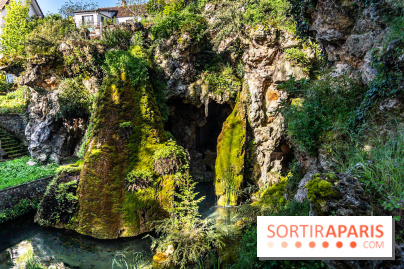 Parc du Dr Fauvel à Villennes sur Seine, grotte et cascades
