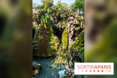 Parc du Dr Fauvel à Villennes sur Seine, grotte et cascades