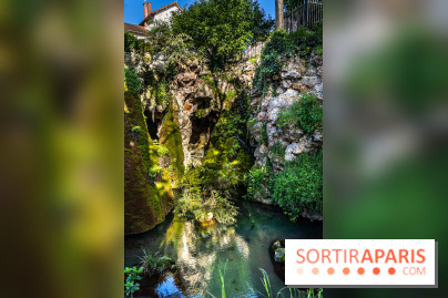 Parc du Dr Fauvel à Villennes sur Seine, grotte et cascades