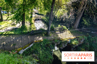 Parc du Dr Fauvel à Villennes sur Seine, grotte et cascades