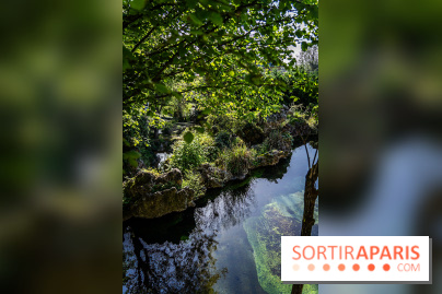 Parc du Dr Fauvel à Villennes sur Seine, grotte et cascades