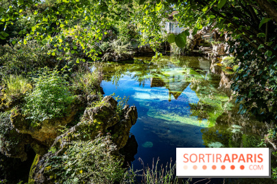 Parc du Dr Fauvel à Villennes sur Seine, grotte et cascades