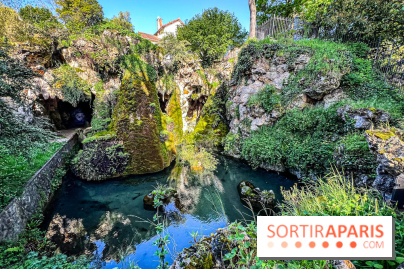 Parc du Dr Fauvel à Villennes sur Seine, grotte et cascades