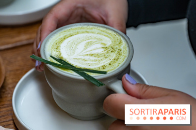 Fu Patisserie et coffee shop Paris 13e -  latte panda ou matcha