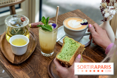 Fu Patisserie et coffee shop Paris 13e -  chiffon cake pandan coco