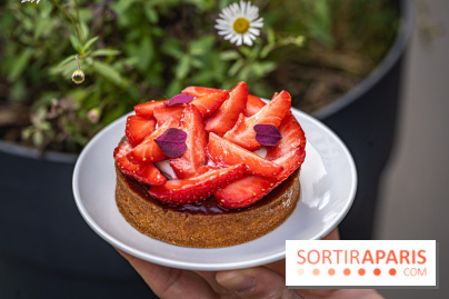 Pâtisserie Mélilot Paris 20e arrondissement -  tarte aux fraises