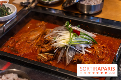 Hwaro Grill, le barbecue Coréen Paris 15e -  marmite kimchi