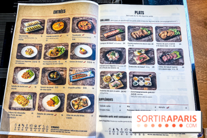 Hwaro Grill, le barbecue Coréen Paris 15e - carte - menu