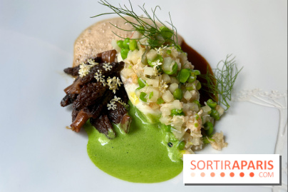 Auguste - Turbot, petits pois, tourteau