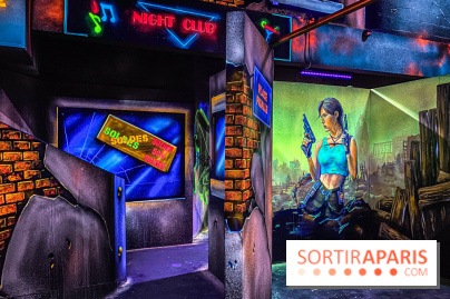 La Tête dans les Nuages - la Défense - Laser game Lara Croft