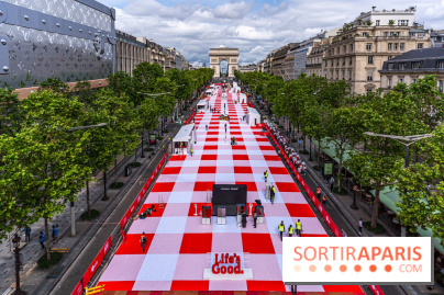 Grand pique nique des Champs-Élysées - photos