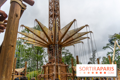 Parc Astérix : inauguration de la Tour Numérobis avec Jamel Debbouze
